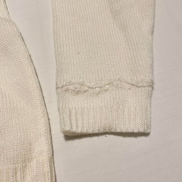 Vintage Karen Scott Cable Knit Sweater Womens Large Made in Hong Kong - Picture 13 of 16